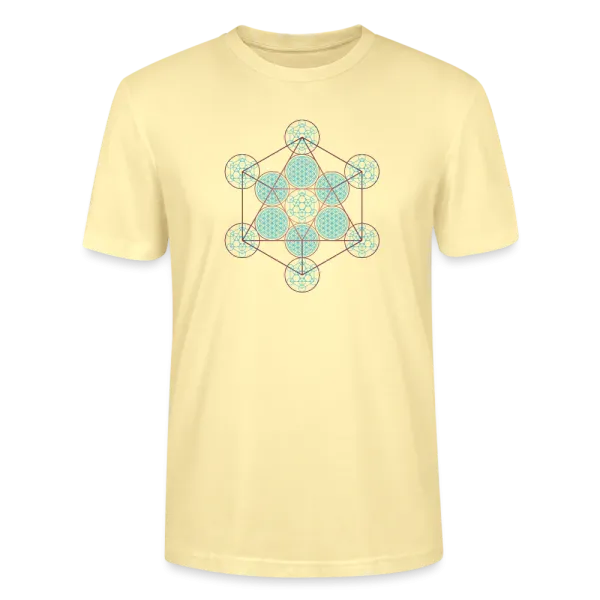 T-shirt Métatron pluton homme coton bio couleur crème