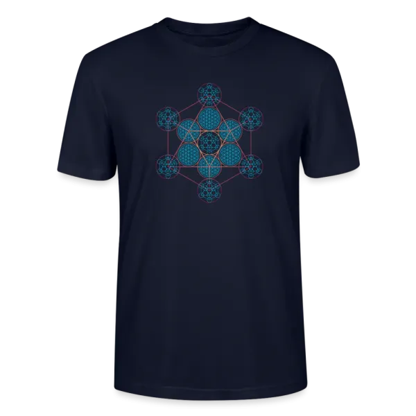 T-shirt Homme Métatron Pluton, coton bio couleur marine