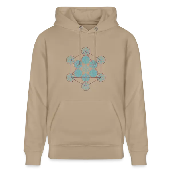 Metatron Pluton Sweat-shirt à capuche Femme Beige