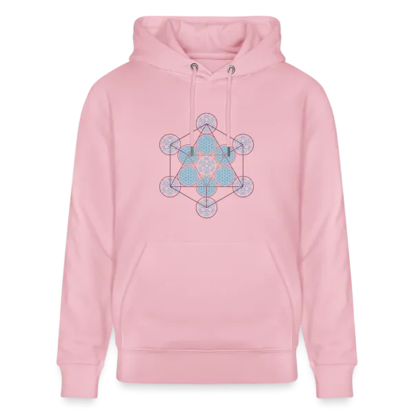 Metatron Pluton Sweat-shirt à capuche Femme Rose pâle