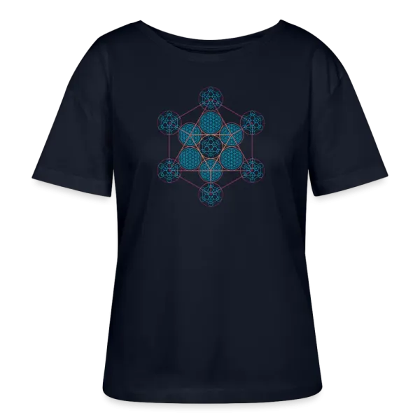 Metatron Pluton T-shirt Femme couleur Bleu marine