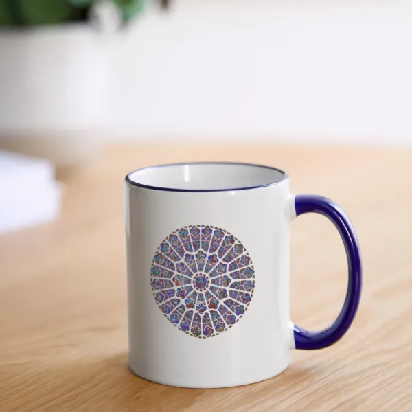 question beauté, ce mug avec une anse est servie grâce à son discret contraste de couleurs