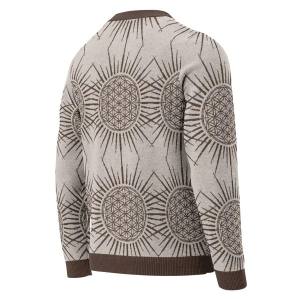 Pull Homme Fleur de Vie soleil