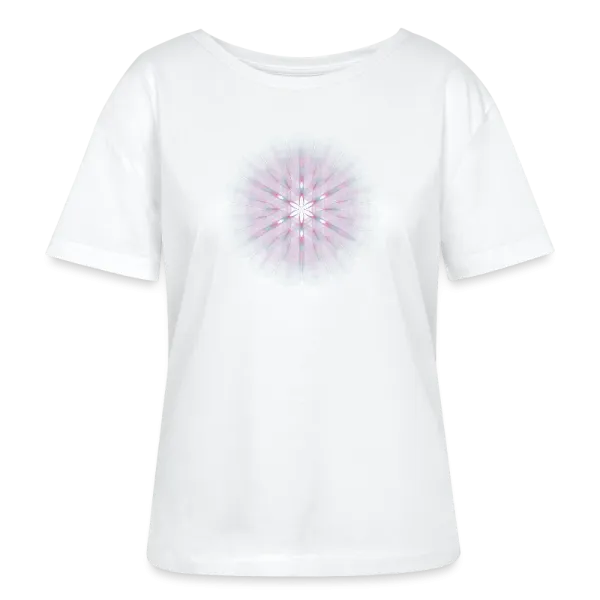 T-shirt Femme Lumière cosmique Blanc