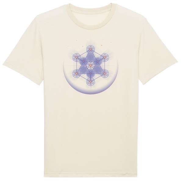 T-shirt Homme Métatron Moon en Blanc